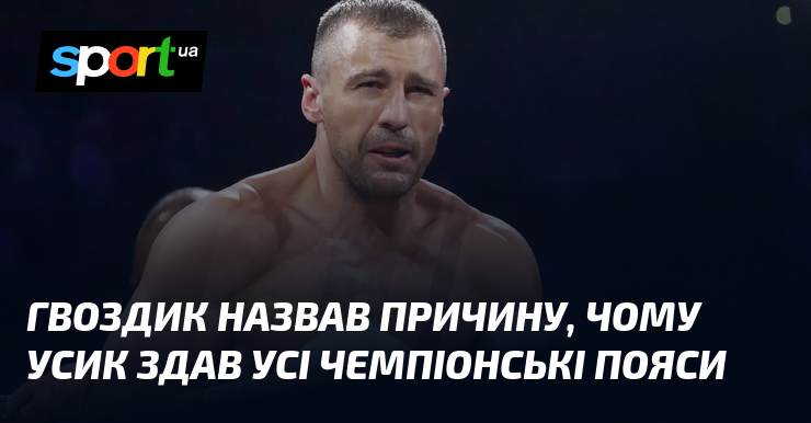 Гвоздик назвал причину, почему Усик сдал все чемпионские пояса